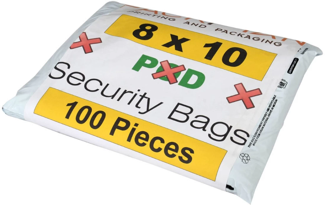Packman 8 x 10 inches Security Bags Without POD Jacket Courier Bag Security Bag