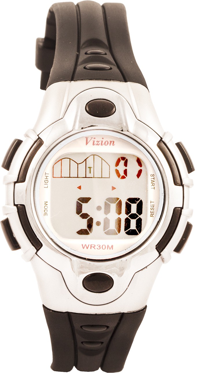 Vizion 8502-6BLACK Sports Series Digital Watch  For Boys, Girls