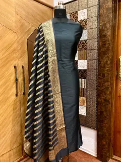 <strong>Black Banarasi silk suits</strong>