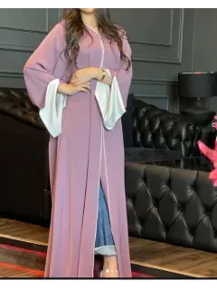 <strong>Abaya Pink Color Pattern Burqa</strong>