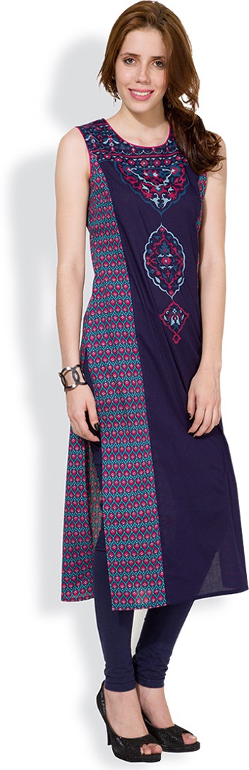 Vishudh Printed Women's Straight Kurta